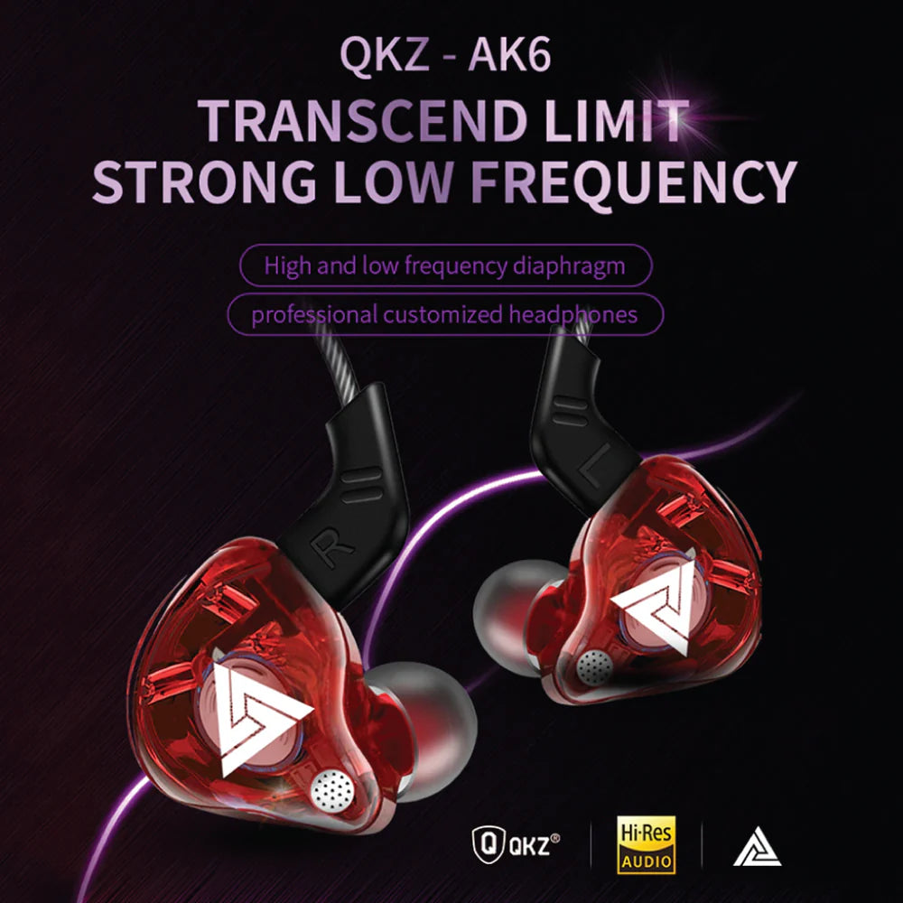 QKZ AK6 - Dynamic Driver Earphone