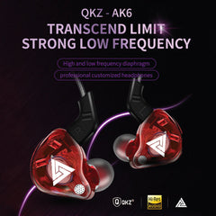QKZ AK6 - Dynamic Driver Earphone