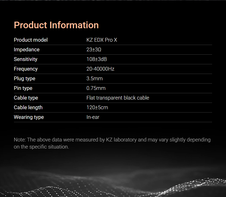 KZ EDX Pro X - Dynamic Driver Earphone
