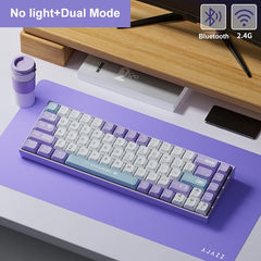 AJAZZ AK680 Mechanical Keyboard ABS Keycap 68 Keys Hot Swap Gamer Keyboard Custom Gasket Gaming Accessories for Pc Laptop