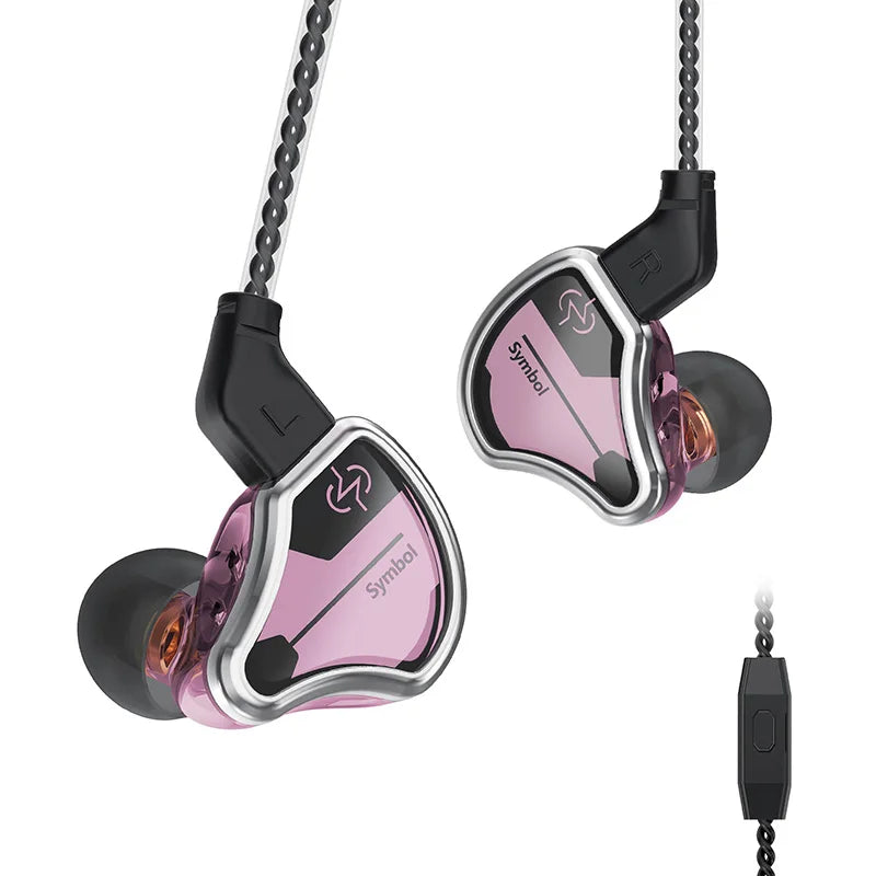 CCZ BC02 Dynamic Driver HiFi IEM With 10MM Carbon Nano Tube Diaphragm In Ear Earphones Bass Wired Headphones Monitor Headset