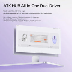 ATK VXE Dragonfly V3 PRO Bluetooth Gaming Mouse PAW3395SE 2.4G Wireless E-sports Mice Rechargeable Lightweight Ergonomic