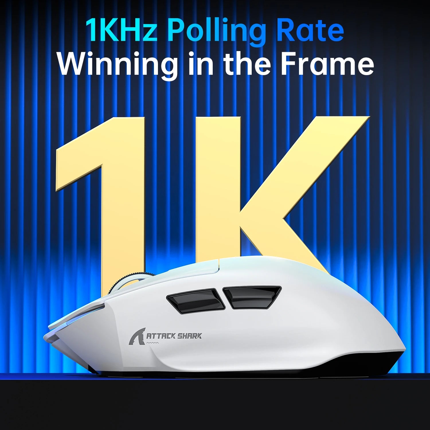 ATTACK SHARK V6 Gaming Mouse Bluetooth Wireless Connection,PAW3311 Sensor and Magnetic Charging Base,65g Lightweight Design