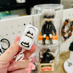 Lobo Nier: Automata 2B 9S Anime peripheral Keycaps Resin Single Keycap Customized Mechanical Keyboard Cross universal Accessorie