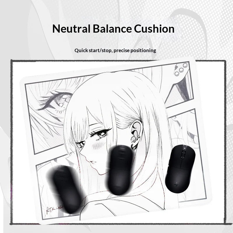 ATK Dream Anime Large Neutral Mouse Pad  Balanced For FPS Dedicated for Esports Gaming And Office Valorant Inspired Gift
