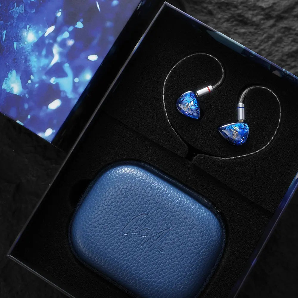 New QoA Bijou Headphone 1DD+1BA+1BCD In Ear Monitor Earphones Hybrid HiFi Audio IEMs With 3.5mm 4.4mm Earbuds Plug Headset Cable