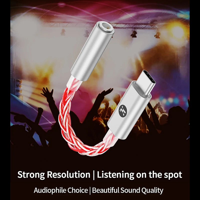 JCALLY JM6 Pro Type-C to 3.5mm Dual DAC CX31993 MAX97220 Digital Audio Headphone Amplifier HiFi DAC Mobile Headset AMP Adapter