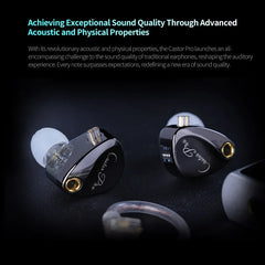 KZ Castor PRO in Ear Earphone 2DD High-end Tunable Earbuds Stets A New Benchmark for HiFi Sound Quality Bass Headsets CastorPRO