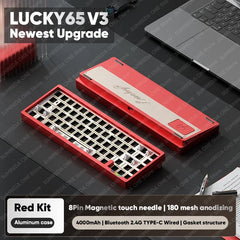 Weikav Lucky 65key AL65 Sugar65 LEOBOG Hi75 Wired Custom Aluminum Mechanical Keyboard TYPE-C Hotswap RGB Backlit Gaming Keyboard