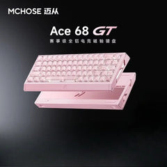 MCHOSE Ace 68 GT Magnetic Switch Gaming Keyboard ARGB Low Delay Full Aluminum Custom Wired Keyboards PC E-Sports Accessories