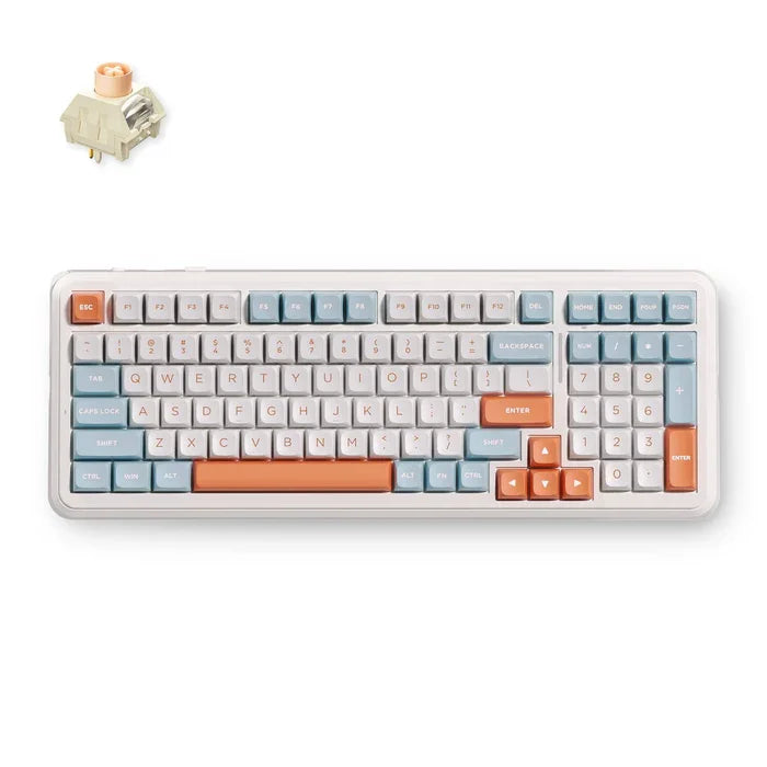MCHOSE K99 V3 Wireless Mechanical Keyboard Dual 8K Polling Rate 0.125ms Latency Multifunction Control Knob South-Facing RGB