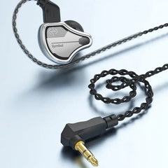 CCZ BC02 Dynamic Driver HiFi IEM With 10MM Carbon Nano Tube Diaphragm In Ear Earphones Bass Wired Headphones Monitor Headset