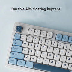 AJAZZ AF98 Wired/Wireless Keyboard Mechanical Feel Office Long Battery Life Three-Mode RGB Mixed Light ABS Keycaps Ergonomics