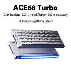 MCHOSE ACE68 Turbo Mechanical Gaming Keyboard Customized 0.001mm Rapid Trigger RGB 16K Polling Rate Low latency high precision
