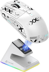 ATTACK SHARK X6 49g Superlight Wireless Gaming Mouse  Magnetic RGB Charging Dock PixArt PAW3395 Sensor 26000DPI 200Hrs Battery