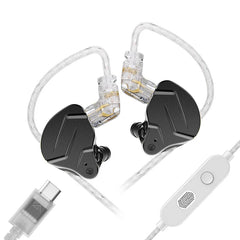 KZ ZSN Pro X metal headphones 1ba + 1dd hybrid technology high-fidelity bass monitor sports headphones and noise-cancelling head