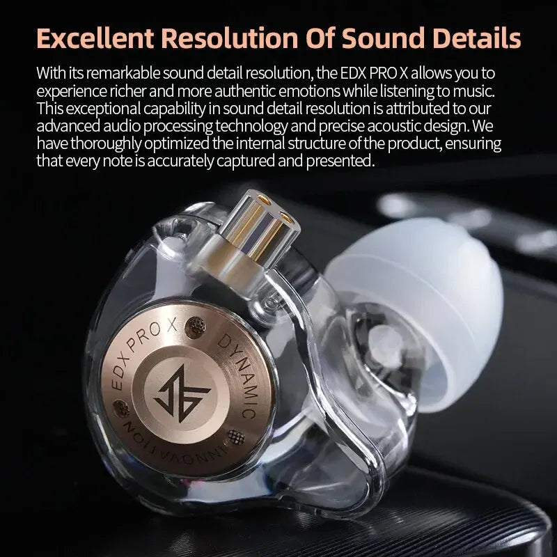 KZ EDX Pro X Dynamic Driver Earphone