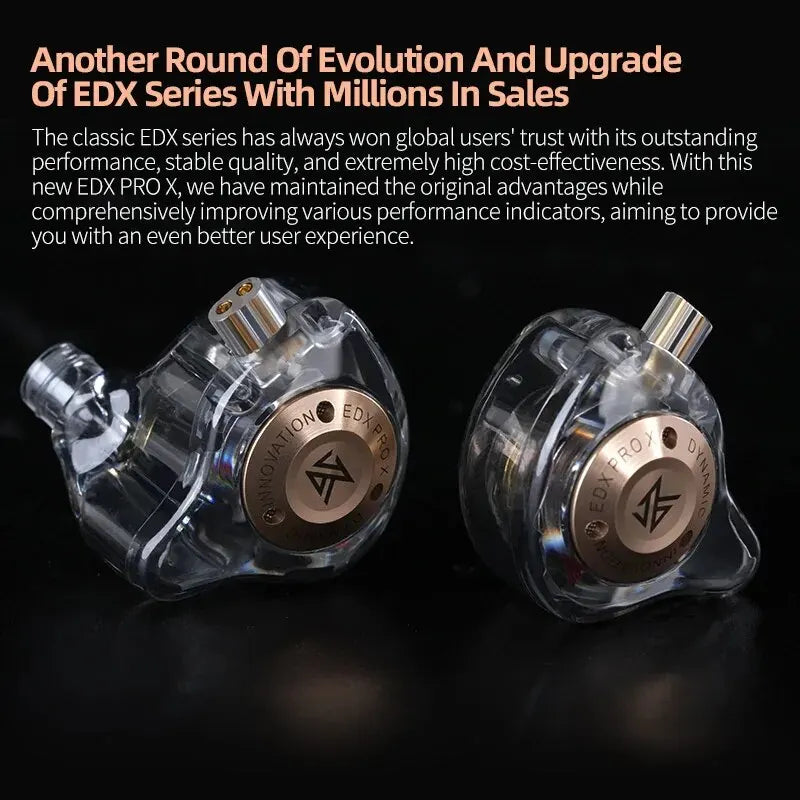 KZ EDX Pro X Dynamic Driver Earphone