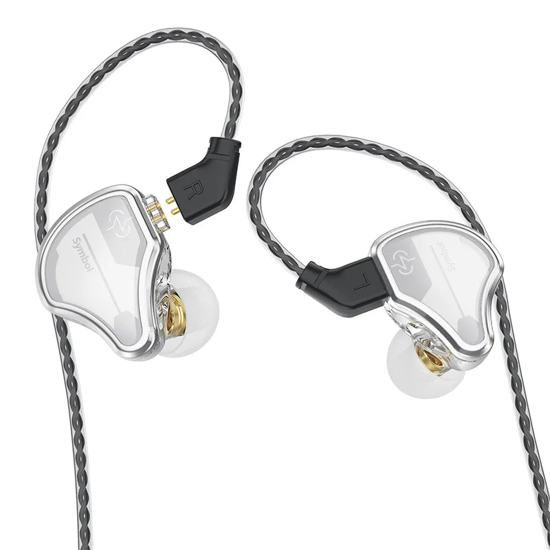 CCZ BC02 Dynamic Driver HiFi IEM With 10MM Carbon Nano Tube Diaphragm In Ear Earphones Bass Wired Headphones Monitor Headset