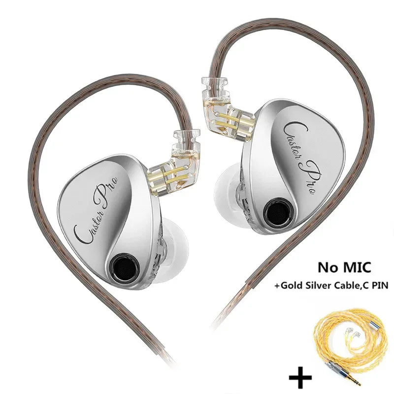 KZ Castor PRO in Ear Earphone 2DD High-end Tunable Earbuds Stets A New Benchmark for HiFi Sound Quality Bass Headsets CastorPRO