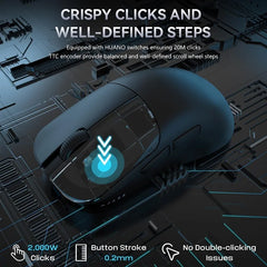 AJAZZ AJ099 Ultralight 2.4GHz Wireless Gaming Mouse Ergonomic Programmble Buttons Computer Mice For PC Gamer Laptop Desktop