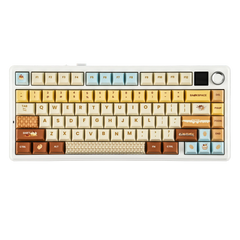 EPOMAKER X AULA F75 MAX Compact 75% ANSI Layout Wired/Bluetooth/2.4GHz Wireless Mechanical Keyboard with TFT Screen and a Knob