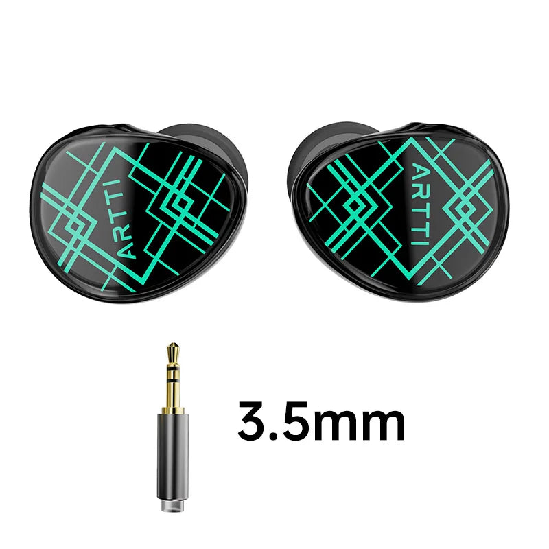 ARTTI T10/R1/R2 In-Ear HiFi Earphones Wired IEMs Monitors 14.2mm Planar Driver Textured Bass 0.78mm 2pin & 3.5MM/4.4MM Connector