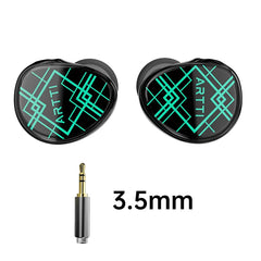 ARTTI T10/R1/R2 In-Ear HiFi Earphones Wired IEMs Monitors 14.2mm Planar Driver Textured Bass 0.78mm 2pin & 3.5MM/4.4MM Connector