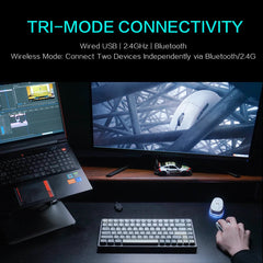 Thunderobot ML901 ML903 Wireless Gaming Mouse PAW3395 26000DPI 650IPS 1K 4K Polling Rate 3-Zone RGB For Laptop PC Gamer