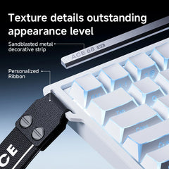 MCHOSE ACE68 V2 gaming keyboard 0.001mm 8KHz Polling Rate 256k scan rate 0.008ms ultralow latency wired TTC Hall sensor keyboard