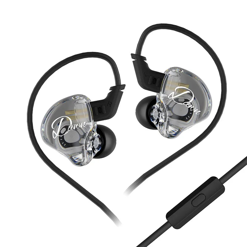 KZ Dawn High Performance Active Loop in Ear HIFI Wired Earphones, Suitable for Game Live Monitoring