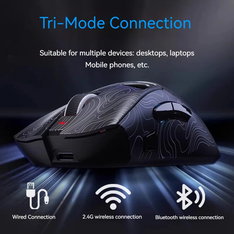 Aula SC620 Gaming Mouse Wireless Hollow-out PAW3311 Tri-mode  Rechargeable Adjustable DPI  Mouse for Desktop Laptop