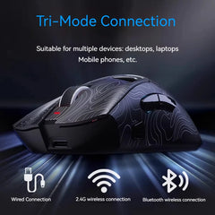 Aula SC620 Gaming Mouse Wireless Hollow-out PAW3311 Tri-mode  Rechargeable Adjustable DPI  Mouse for Desktop Laptop