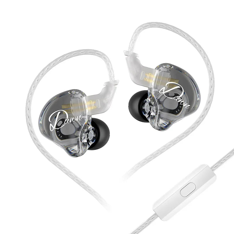 KZ Dawn High Performance Active Loop in Ear HIFI Wired Earphones, Suitable for Game Live Monitoring
