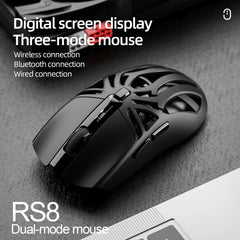 2026 NEW SMAILWOLF RS8 Wireless mouse Bluetooth three-mode gaming notebook PAW3311 1KHZ spider shape gaming mouse for big hands