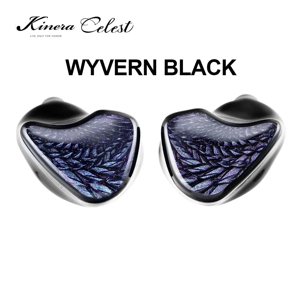 Kinera Celest Wyvern Black-10mm LCP Diaphragm Dynamic Driver In-Ear Monitors HiFi Earphone