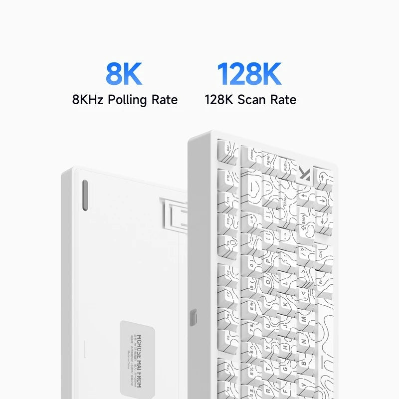 MCHOSE JET75 HE Gaming Keyboard Hall Effect Switch Support 0.005MM Rapid Trigger DKS SOCD MT TGL Dynamic RGB Hot Swappable