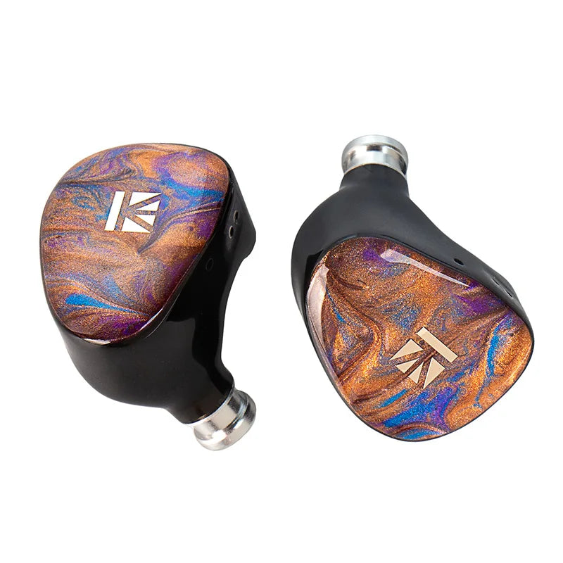 KBEAR KB02 10mm+10mm Dual  IEM Hifi in-ear Earphones with Detachable Cable Design Bone Conduction Dynamic Driver