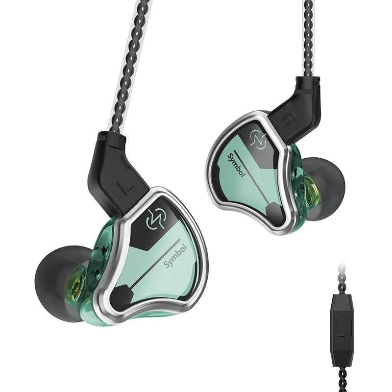 CCZ BC02 Dynamic Driver HiFi IEM With 10MM Carbon Nano Tube Diaphragm In Ear Earphones Bass Wired Headphones Monitor Headset