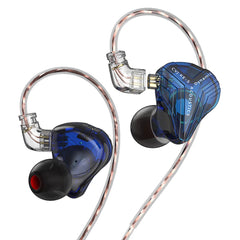 CVJ KE-S Earphones Dual Magnetic Dynamic Driver Headphones 360° Surround Sound Filed Headsets  In Ear Earbuds With Hifi Cable