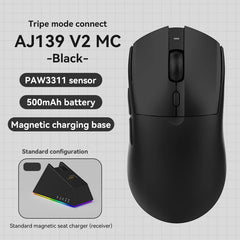 AJAZZ AJ139 V2 MC Symmetrical Ergonomic Wired Gaming Mouse, High Accuracy Sensor, Durable Switch Lightweight PC Esports Mouse