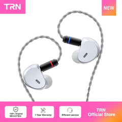 TRN Caravel Headphones 1DD+1Planar Hybrid Driver In-Ear Earphone Professional Hi-Fi tuning Monitor Headset with Detachable