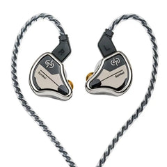CCZ BC02 Dynamic Driver HiFi IEM With 10MM Carbon Nano Tube Diaphragm In Ear Earphones Bass Wired Headphones Monitor Headset