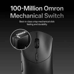 Rapoo VT7 Wireless Gaming Mouse Ergonomic 8K Polling Rate PAW3395 53g Magnetic RGB Charging Dock for Right Big Hand PC Gamer