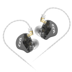 CCA CRA In Ear Headphones Ultra-Thin Diaphragm Dynamic Driver IEM Earphones Bass Wired Gaming Earbuds with Detachable Cable