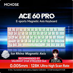 MCHOSE ACE60 Pro ACE68 Esports Wired Mechanical Keyboard Magnetic Switch Hot Swap Customized Gaming Keyboard Pc Gamer Accessorie