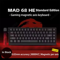 MADLIONS Mad 60he Mad60HE Mad 68HE Mechanical Keyboard Magnetic Switch Wired Hot Swap 8K Polling Rate Customized Gaming keyboard