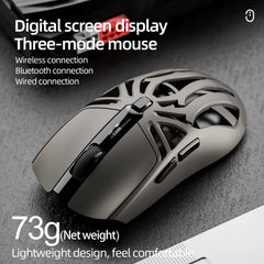 2026 NEW SMAILWOLF RS8 Wireless mouse Bluetooth three-mode gaming notebook PAW3311 1KHZ spider shape gaming mouse for big hands