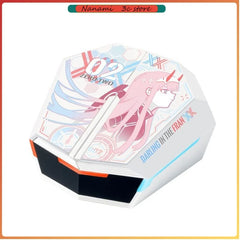 DARLING in The FRANXX Cute 02 Theme Headphone Anime Gift HIFI Bluetooth 5.3 Headset Cosplay Active Noise Cancellation Earbuds