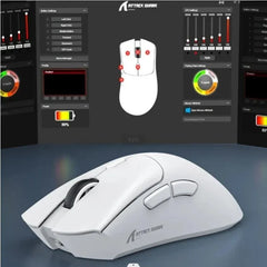 ATTACK SHARK R1 59g Ultra-light Mouse have PAW3311,18000DPI,400IPS,40G,1000Hz,Tri-Mode,Broadcom BK3633 Master,20 Million Times